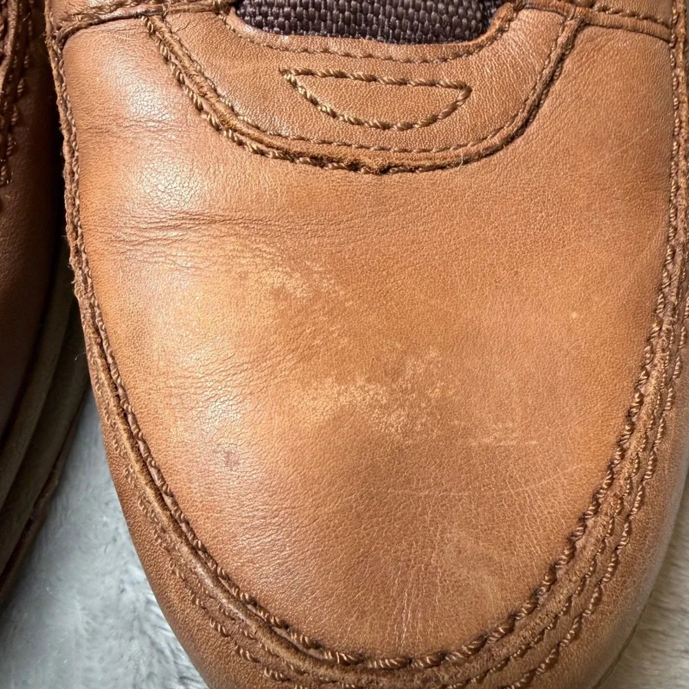 Rockport Mens Size 8 Brown Leather Casual Oxford Shoes Comfort Walking Lace Up